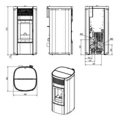 Pelletofen MCZ MUSA Hydromatic 24 M2+ 24,2 KW Wasserführend -Brunner Verkäufe mcz musa hydromatic 18 technisches 900x900