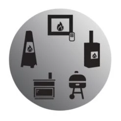 Kaminofen Max Blank Rio BF Keramik 6,5 KW Backfach